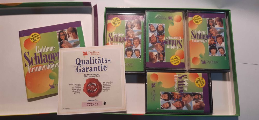 2 kasety magnetofonowe box szlagry niemieckie