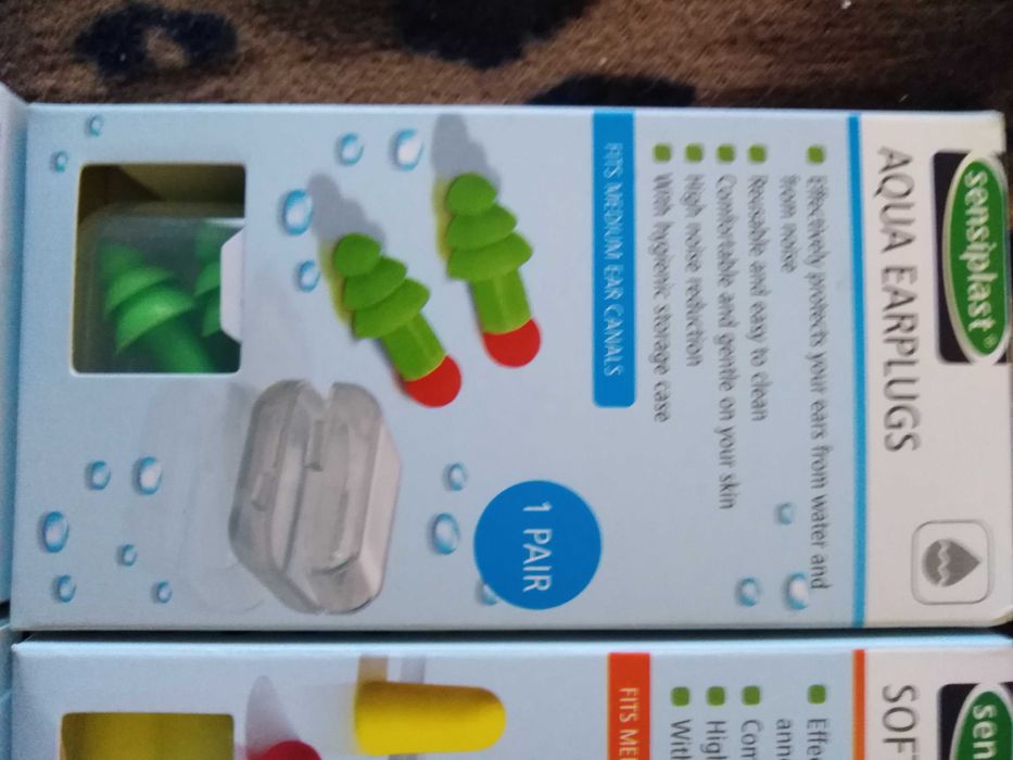 Stopery do uszy zapakowane