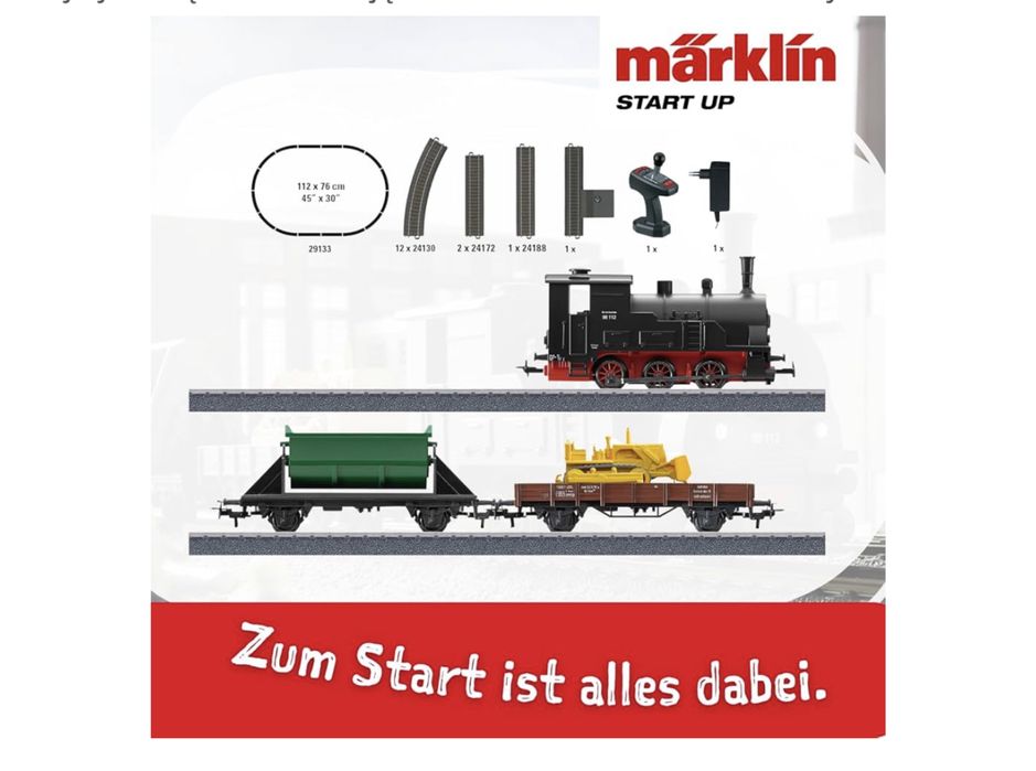 Märklin 29133 H0 Start Up Wagon Towarowy Zestaw