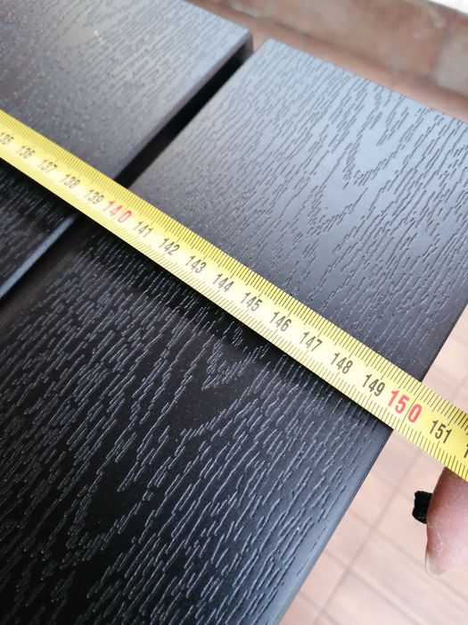 Mesa de jardim, terraço, exterior em polywood e pés em metal  Novo embalado