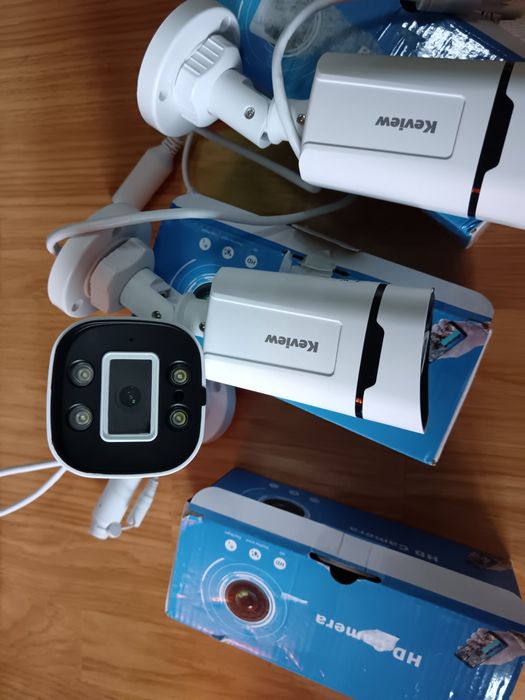 3 câmaras de vigilância HD exterior