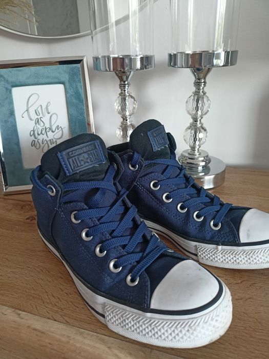 Trampki all Star Converse 37,5 granatowe za kostkę