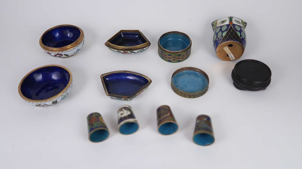 Lote de peças em Cloisonné China