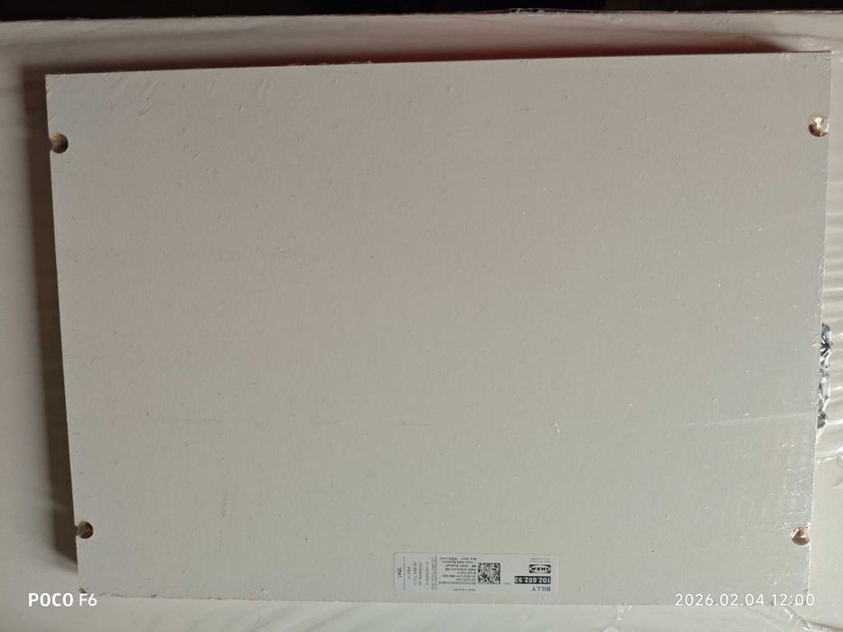IKEA BILLY Prateleira, branco, 36x26 cm branca, com fixadores