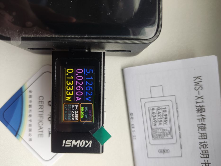 Новий USB тестер KOWSI KWS-X1 кольоровий дисплей