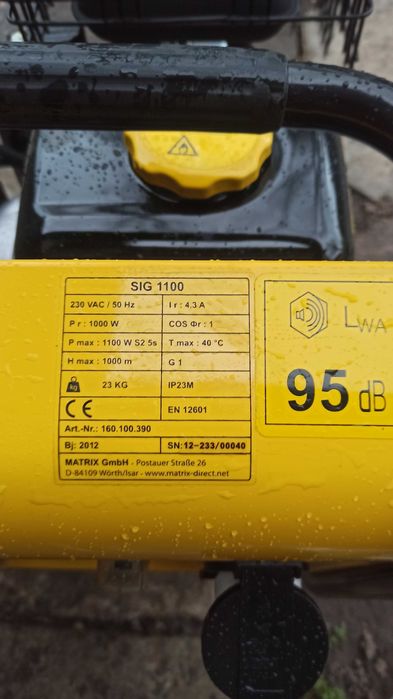 Інверторний генератор 1кВт 4т