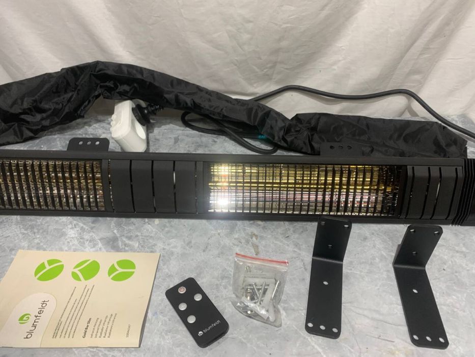 Обігрівач інфрачервоний Klarstein Gold Bar 3000 Вт Чорний (10046347)