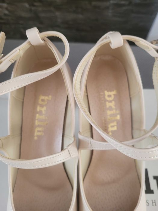 Buty ślubne Brilu. 37