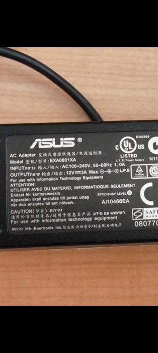 Carregador original ASUS Asus EXA0801XA 12V 3A 36W