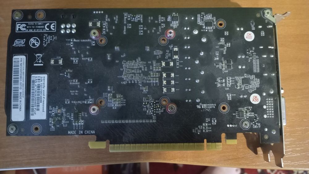 Відеокарта 1050 ti palit 4gb ddr5