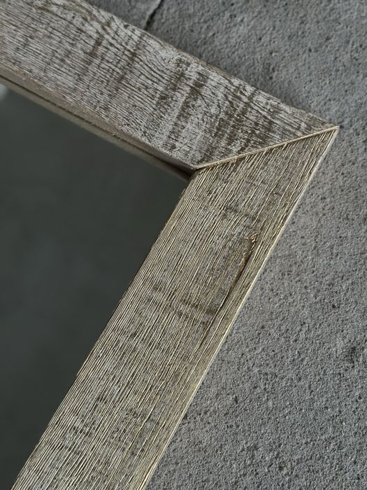 Lustro ze starego drewna Vintage Retro Okno 77x64 LOFT industrial PRL