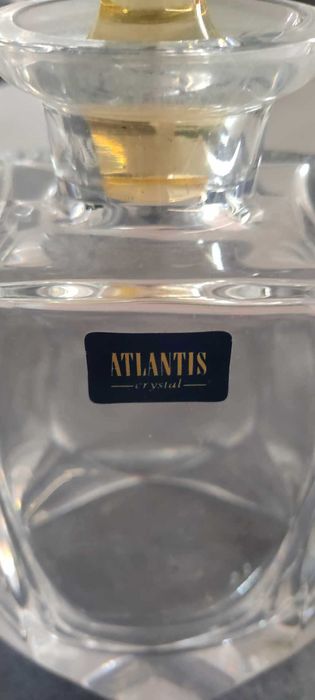 Conjunto Cristal Vintage – Vista Alegre Atlantis + Bohemia (centro mesa) - Novas