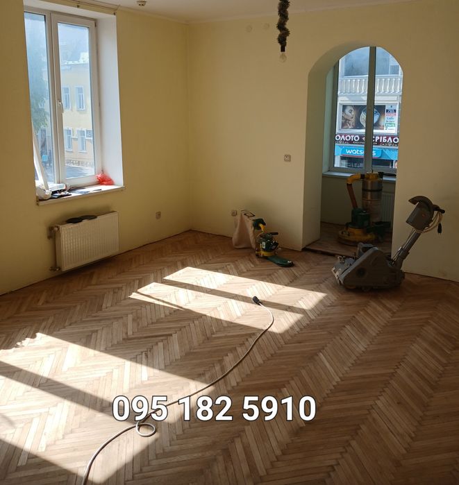 Шліфування паркету в м.Надвірна