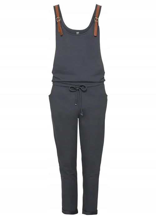 B.P.C kombinezon dżersejowy szaro-granatowy na szelki r.44/46