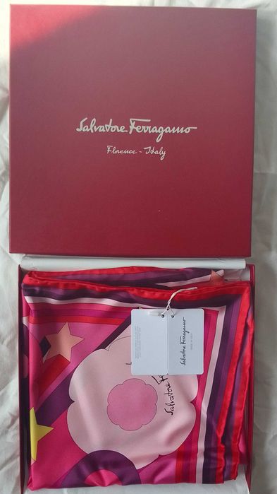 Хустка шовкова Ferragamo Italy оригінал нова