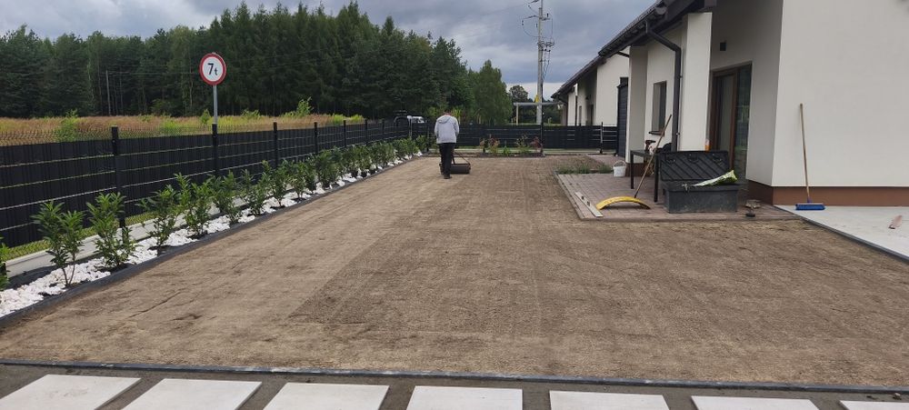 Usługi koparką budowa ogrodów