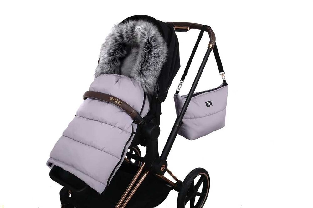 Śpiworek Zimowy Cottonmoose COMBI 130cm | Green | Do fotelika i wózka