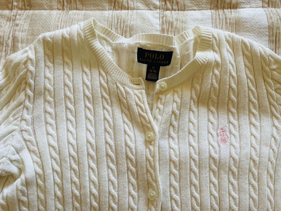 Casaco malha Ralph Lauren menina 8-10A