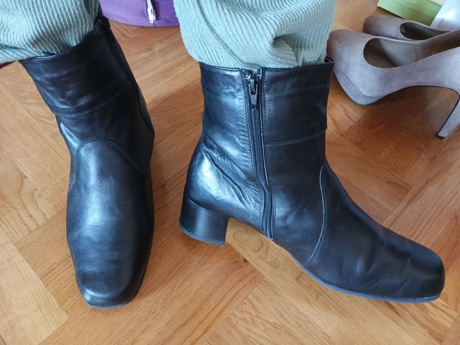 Skórzane buty damskie rozmiar 44