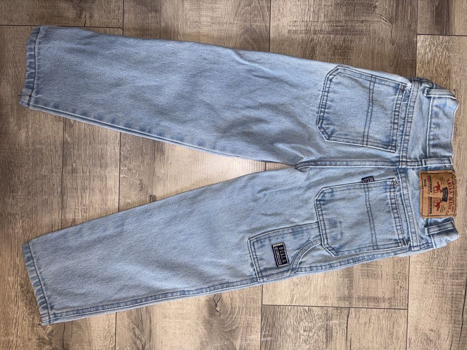 Bella Jeans spodnie z szeroką prostą nogawką 122 7 lat