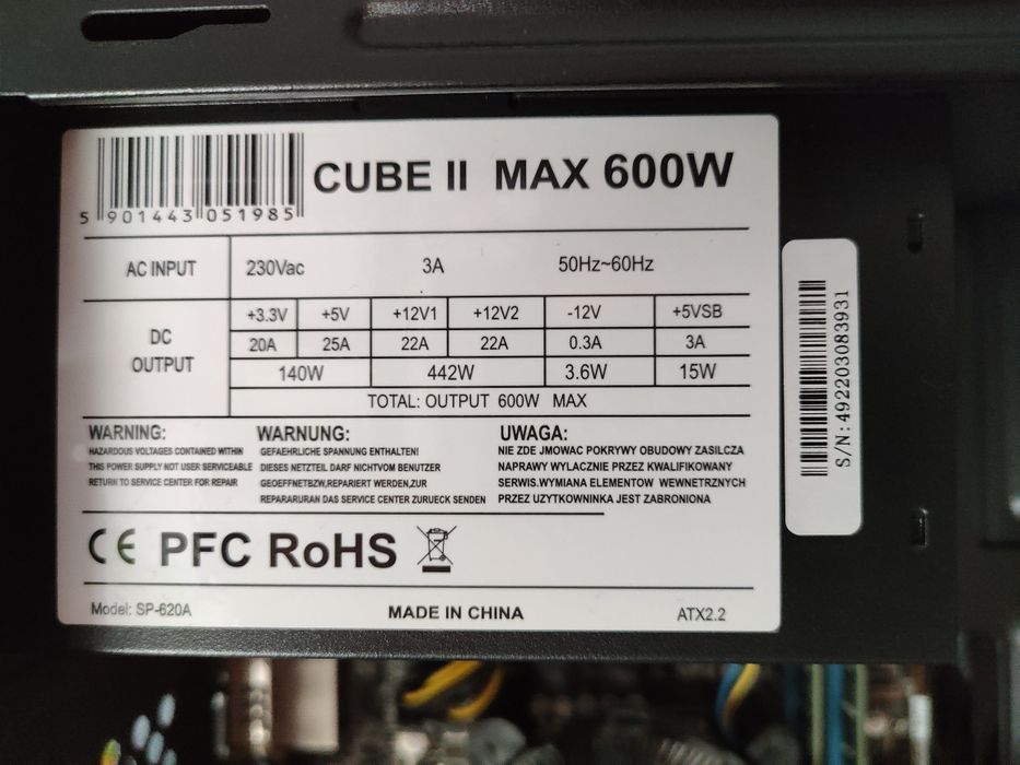 Pc komputer stacjonarny