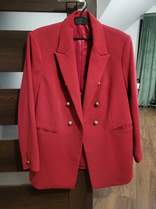 Dwurzędowa marynarka damska - rozm. XXL (oversize)