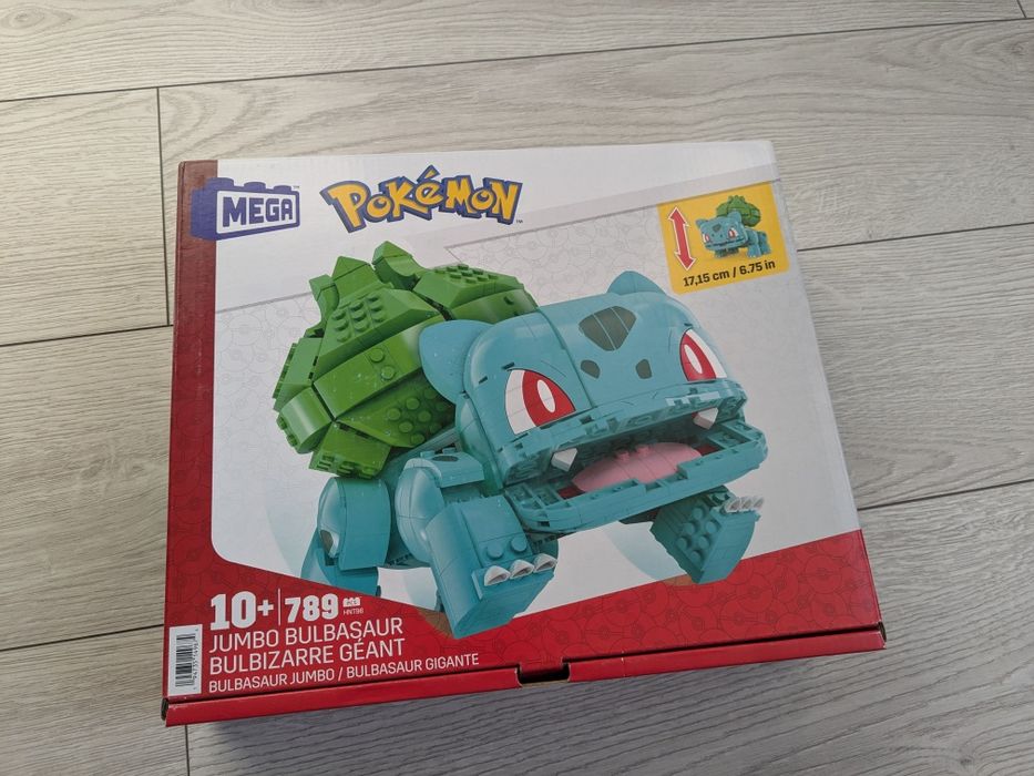Новый MEGA Pokemon bulbasaur jumbo покемон конструктор lego