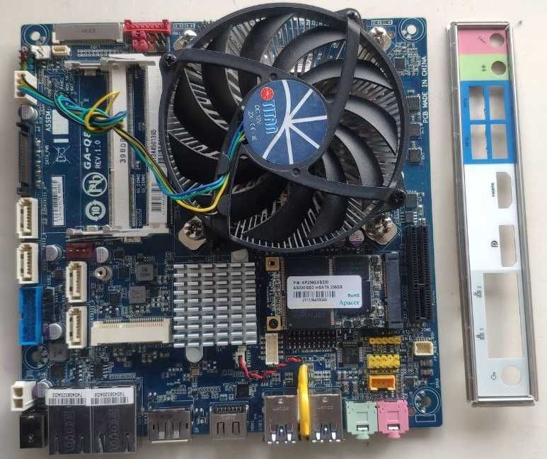 Материнка Gigabyte GA-Q87TN Thin Mini-ITX, процесор i7-4770t: 4 500 грн ...