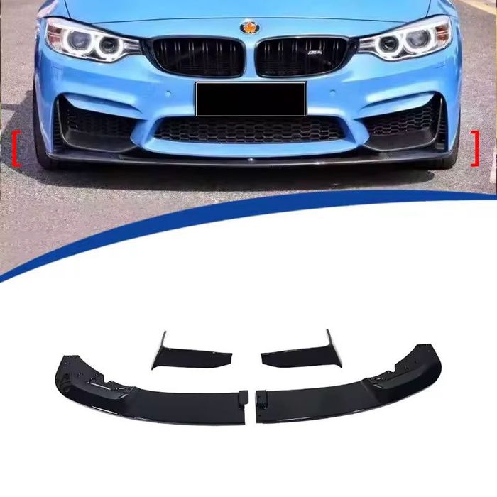 Губа BMW F32 F33 F36 М4 лук накладка на передний бампер БМВ Ф32 Ф33 Ф36 М4 сплитер юбка обвес бмв