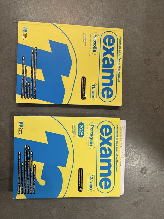 Livros preparação para exame