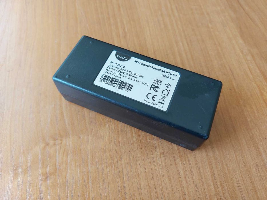 Zasilacz POE/POE+ IEEE 802.3at Cudy 30W