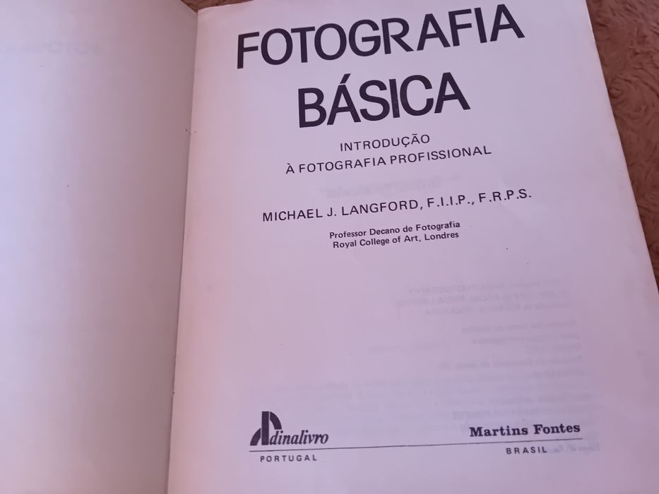 Livro Antigo Fotografia Básica