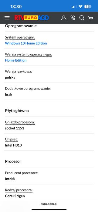 Komputer gamingowy stacjonarny MSI Infinite