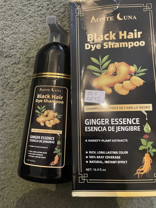 Monte Luna Black Hair Dye Shampoo - czarny szampon farbujący 0212