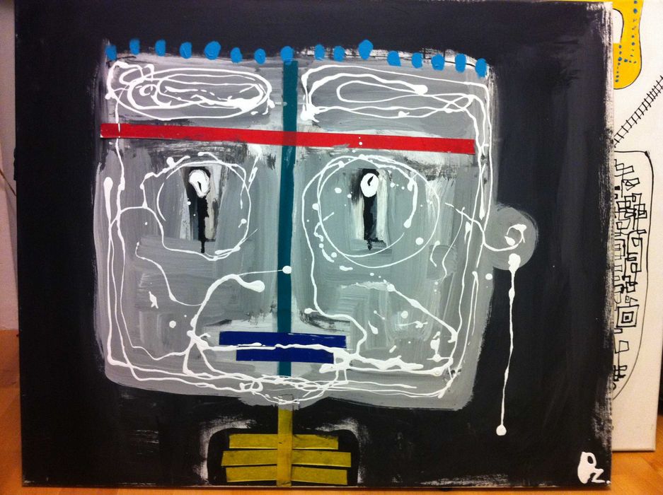 PAWEŁ ZAKRZEWSKI "Wewnętrzny Zombie" oryginał z certyfikatem 2011