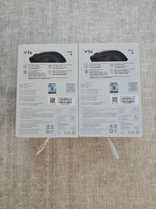 Rapoo VT6 Black 8k безпровідна мишка