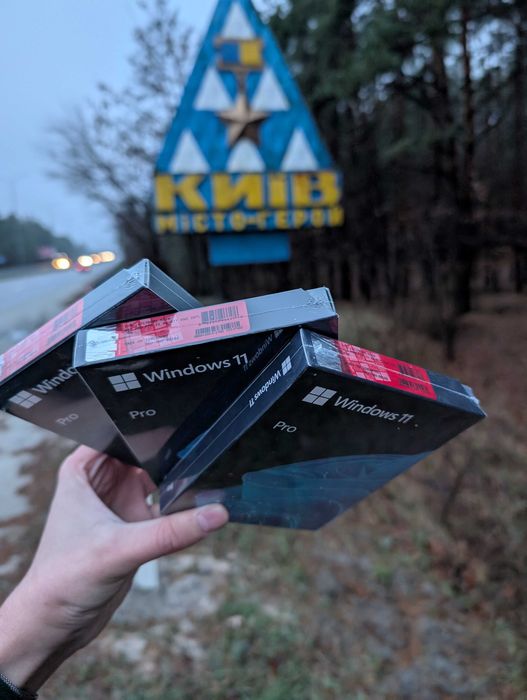 Windows 11 Pro Боксова Ліцензія Віндовс Коробка Виндовс 11 Про BOX