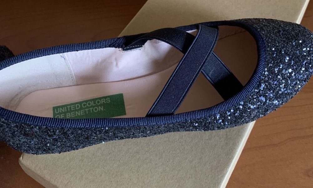 Балетки для девочек Benetton.