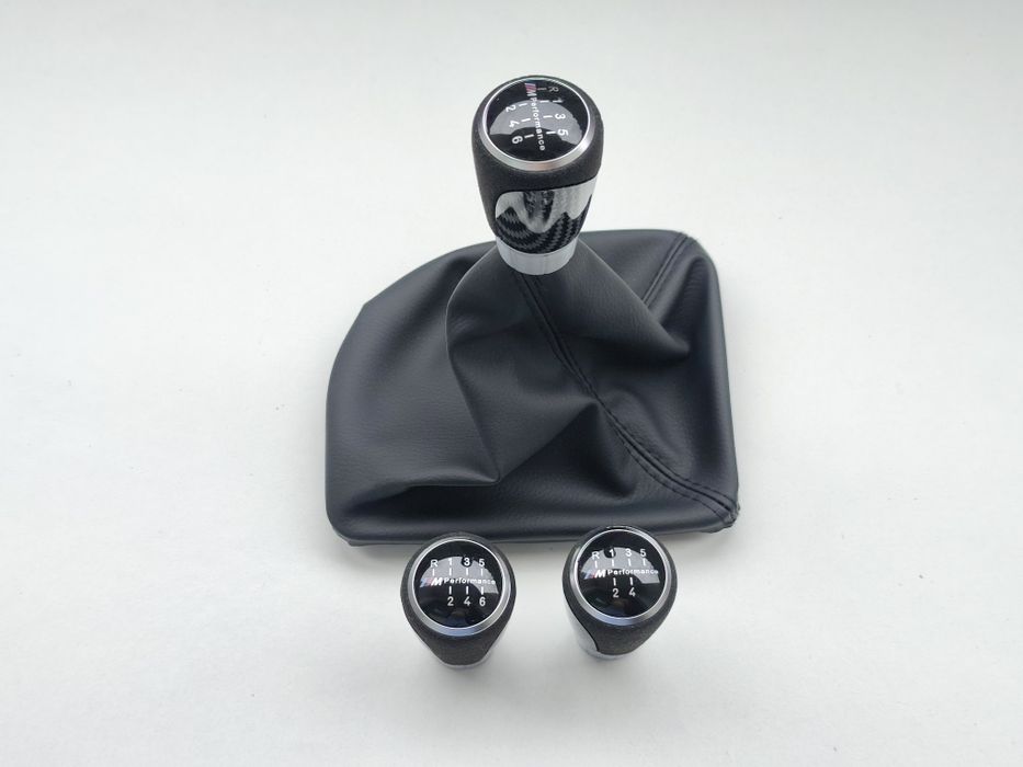 Manete Moca Manípulo Manopla Maçaneta Alavanca de velocidades e fole BMW E60 E61 Série 5 Alcântara M performance 5V / 6V