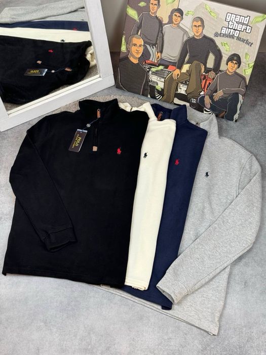 Зіпка Polo Ralph Lauren поло 1/4 зіпка ральф зіпка 1/3 zip кофта