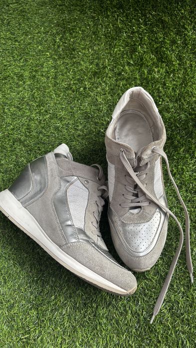 Sneakersy na koturnie GEOX skóra, 39