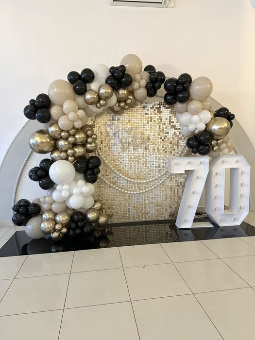 Dekoracja ścianka balony