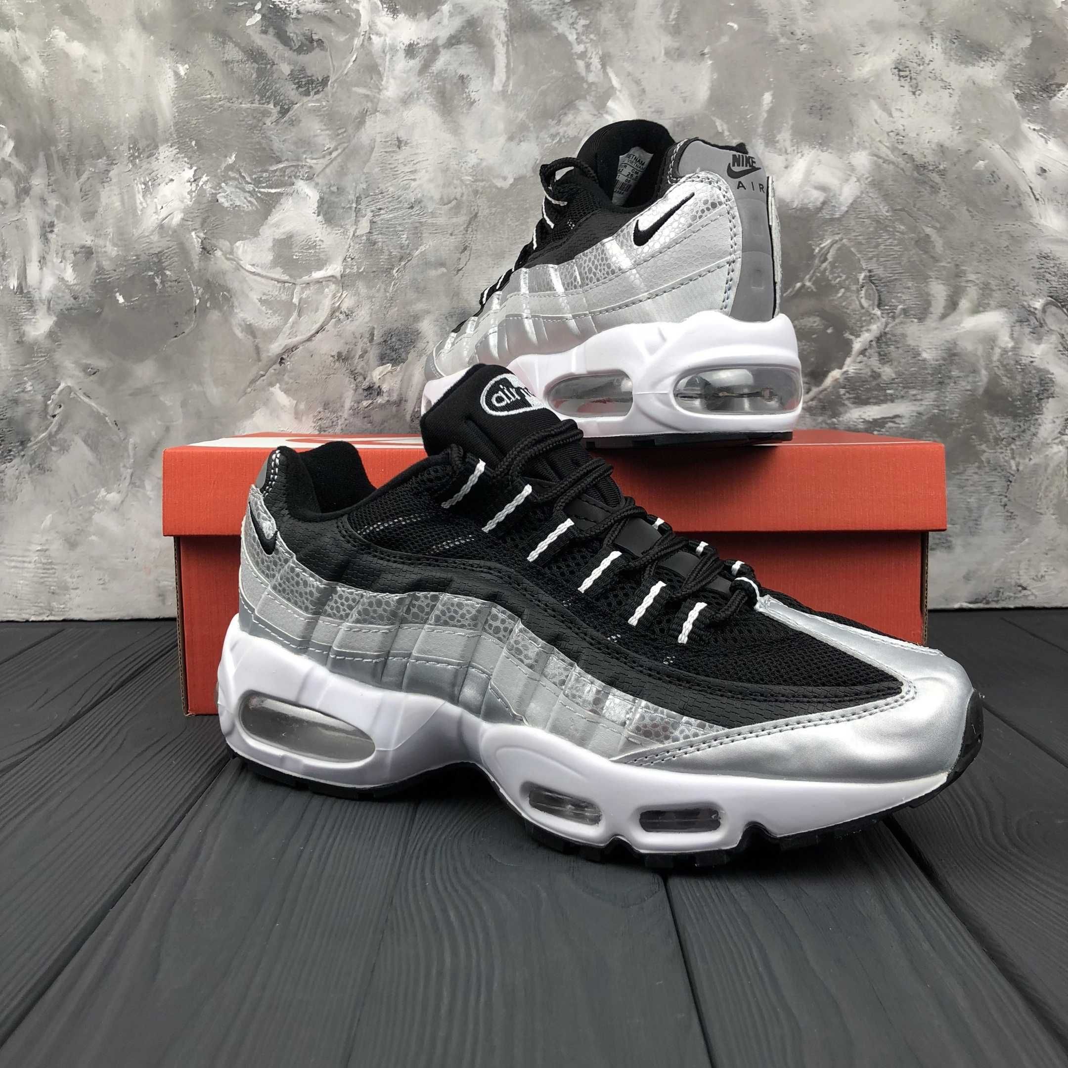 Кроссовки Nike Air Max женские Найк Аир Макс кожа Форс Nike Air Force ...
