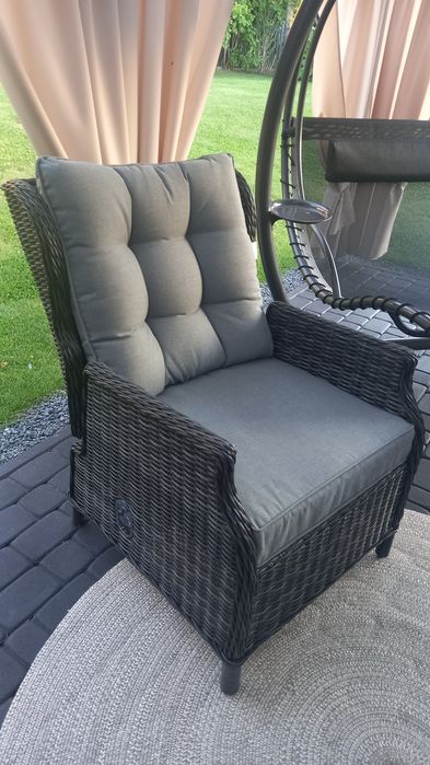 Fotel ogrodowy technorattan