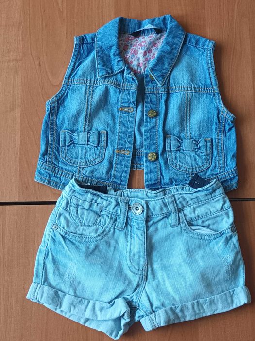 Комплект літніх речей для дівчинки 3-4 роки, 11 шт.