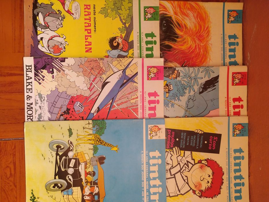 Banda desenhada. Tintim.