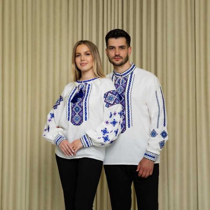 Парні вишиванки для закоханих Комплект жіноча та чоловіча вишиванка