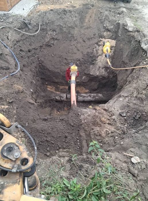 Usługi koparko ładowarka