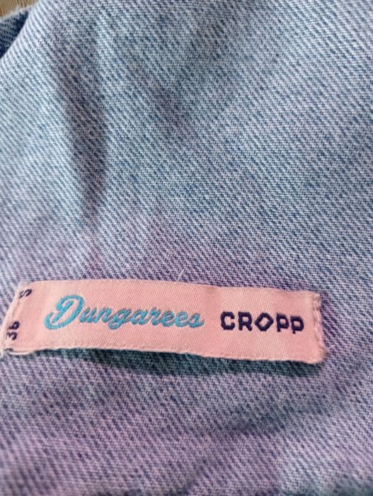 Ogrodniczki krótkie jeansowe CROPP