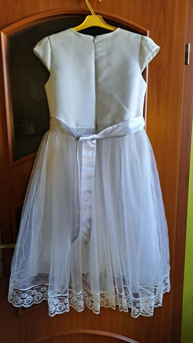 Piękna sukienka Mała Lady polski prod 146 elegancka komunia wesele